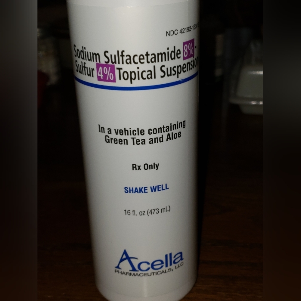 NWT Acella (Same Formula As Sulfacleanse) Sulfacetamide Sulfur Acne Face Wash